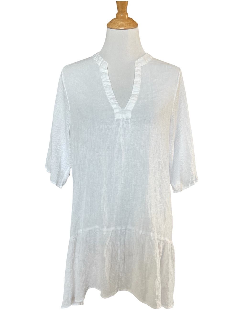 Gap 100% gauzy cotton semi-sheer bathing suit cover up